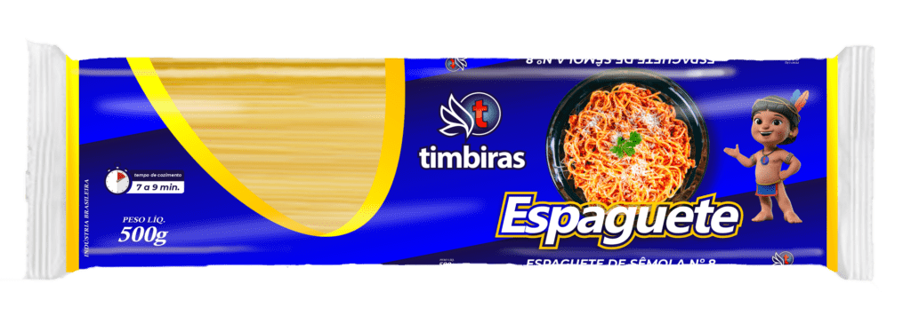 EMBALAGEM – ESPAGUETE DE SÊMOLA 500G