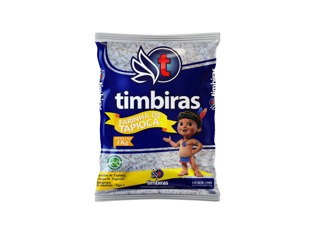 MOCKUP EMBALAGEM FARINHA DE TAPIOCA 1KG
