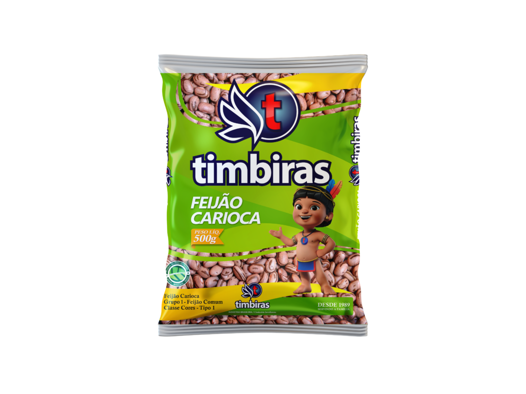 MOCKUP EMBALAGEM FEIJÃO CARIOCA 500G
