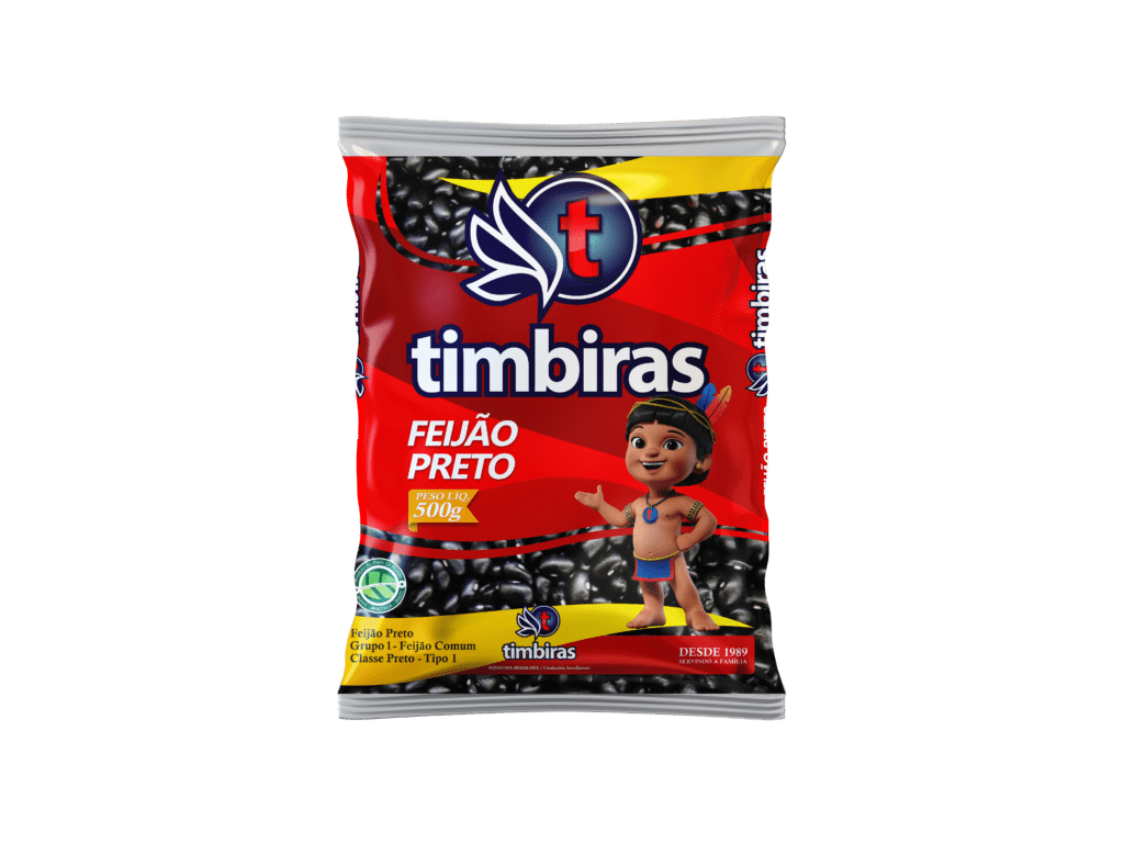 MOCKUP EMBALAGEM FEIJÃO PRETO 500G