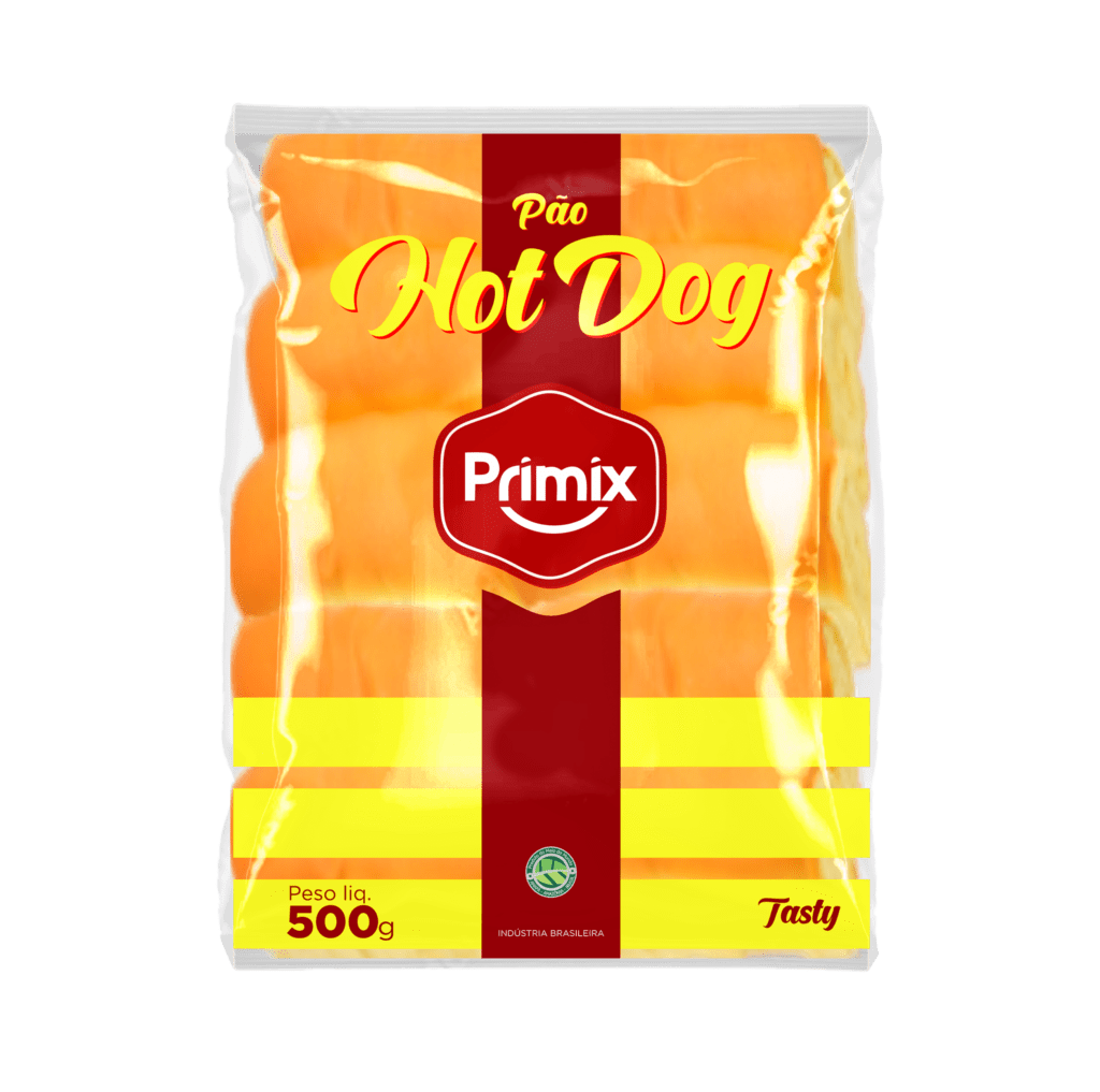 Pão Hot Dog 500g- Tasty – Mockup