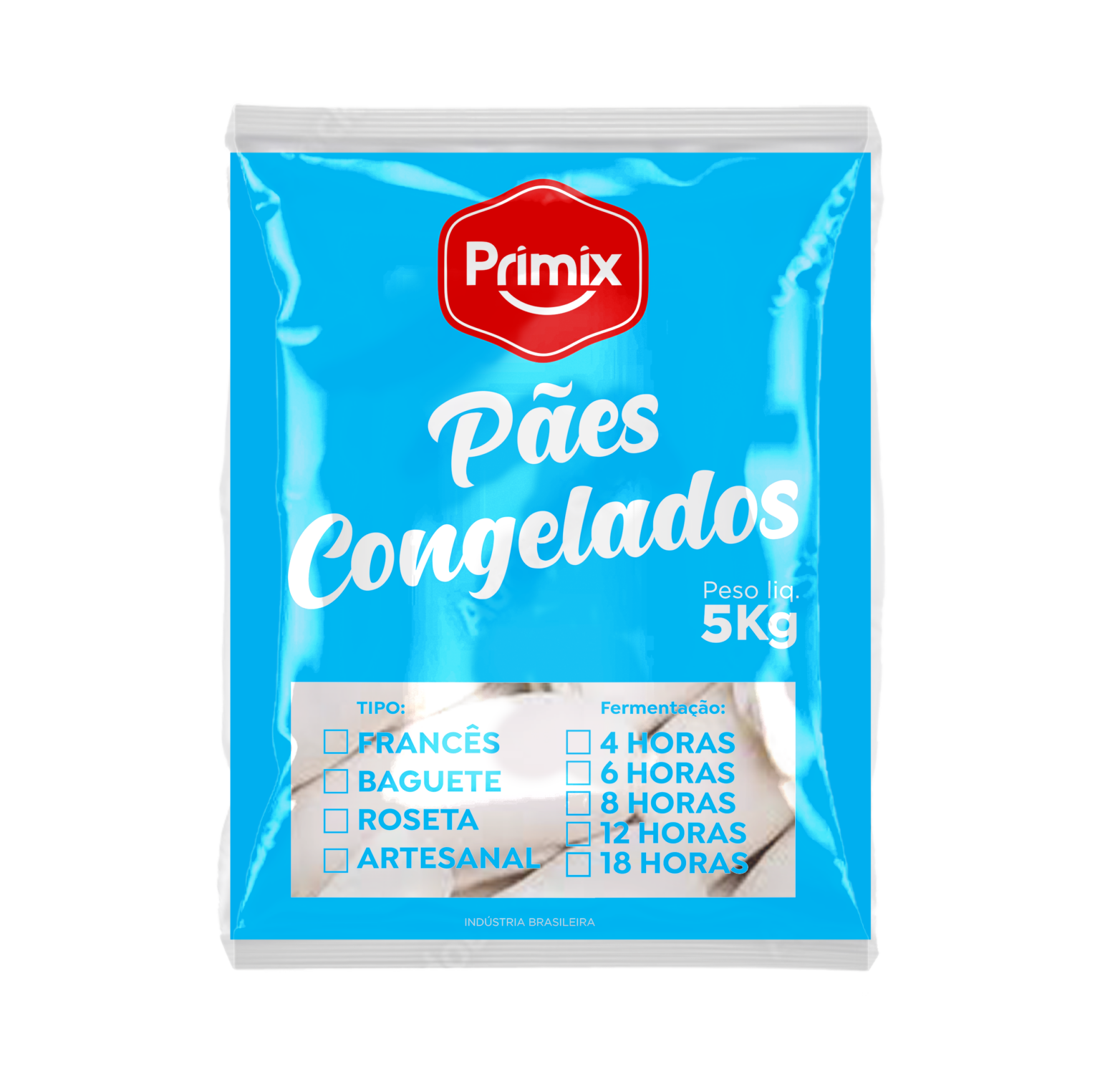 Pães Congelados 5Kg - Mockup